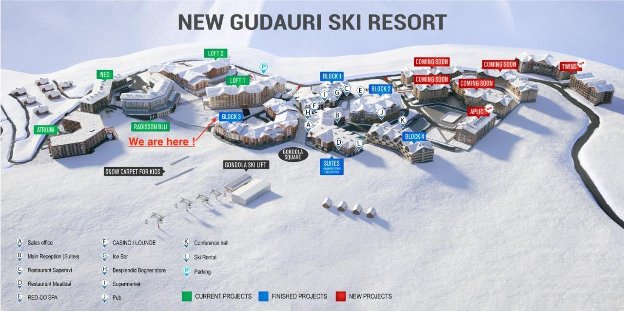 Duplex Apartment In New Gudauri Near Gondola Extérieur photo